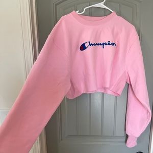 CHAMPION REVERSE WEAVE CROPPED CREWNECK